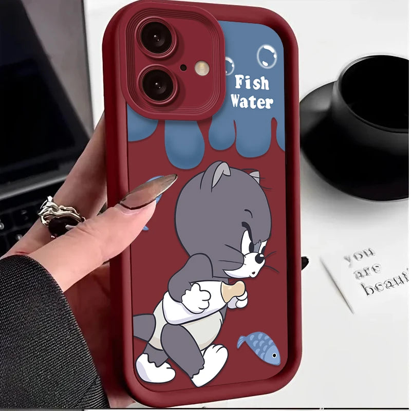 Tom and Jerry Soft Silicone Phone Case