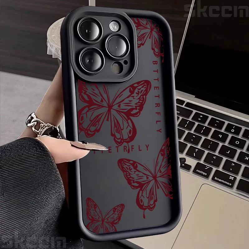 Pink Butterfly Phone Case