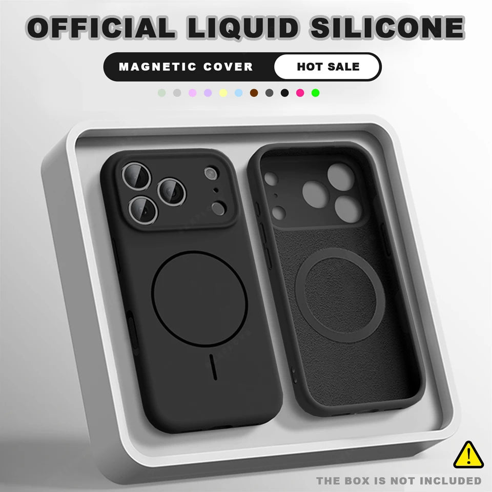 Liquid Silicone Magnetic Phone Case