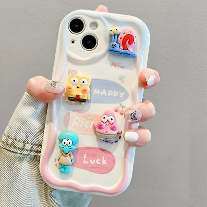 3D Patrick Star Cartoon Phone Case