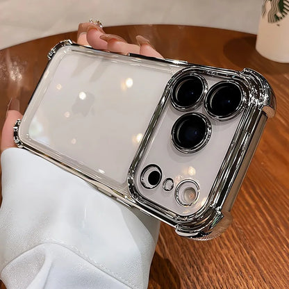 Transparent Electroplated Bumper Phone Case