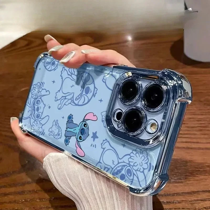 Cute Stitch Clear Phone Case
