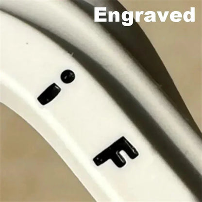 Ripple Engraved Letters Magnetic Silicone Case iPhone