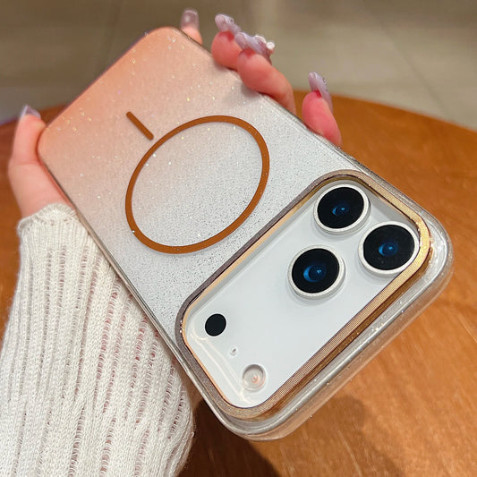 Gradient Glitter Magnetic Phone Case