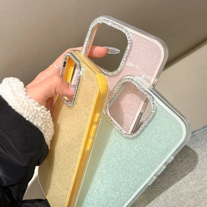 3 in 1 Glitter Candy Color Phone Case