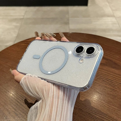 Glitter Magnetic Transparent Case