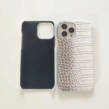 Gradient Crocodile Pattern Phone Case