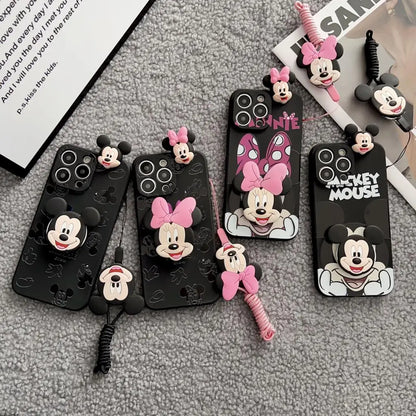 Minnie Mickey Head Phone Case for iPhone