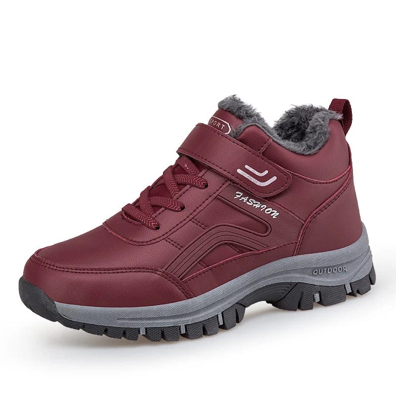 WinterSnow™ Unisex Warm Ankle Boots – Waterproof, Non-Slip, Plush Lined Boots for Couples