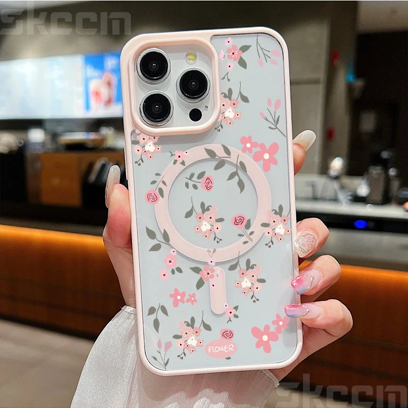 Flower Transparent Phone Case