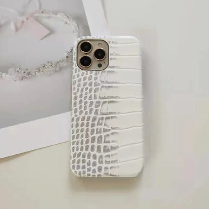 Gradient Crocodile Pattern Phone Case