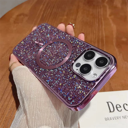 Magnetic Glitter Sequin Phone Case
