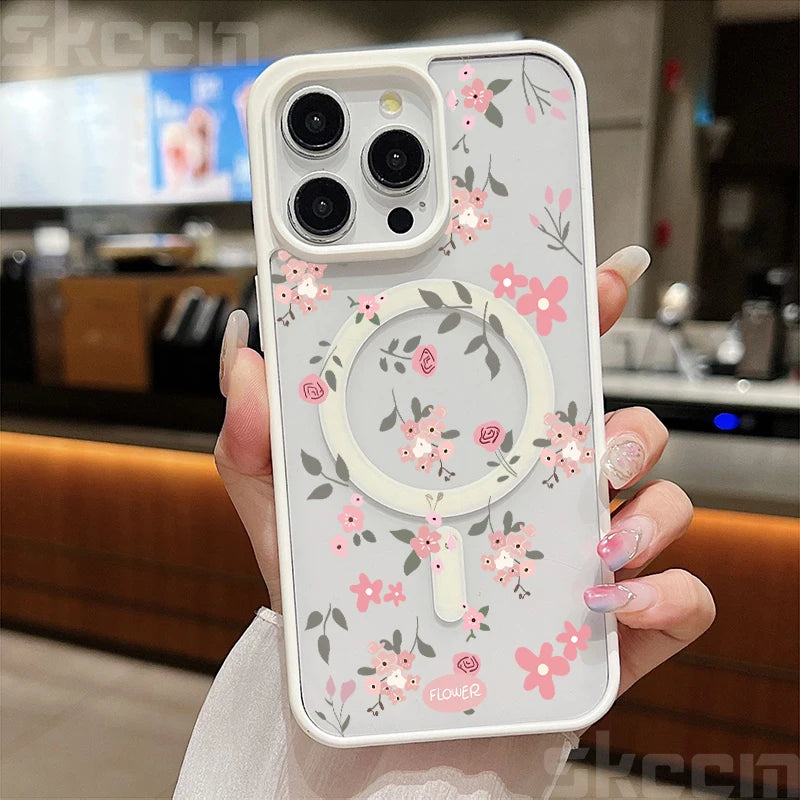 Flower Transparent Phone Case