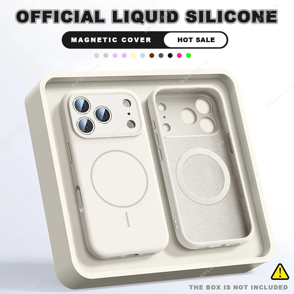 Liquid Silicone Magnetic Phone Case