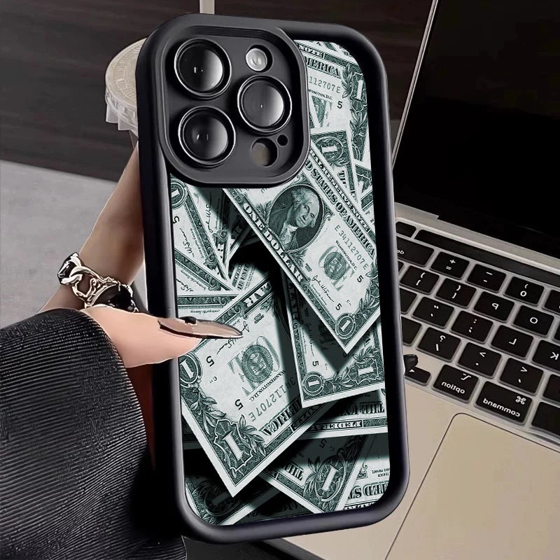 Pink Dollars Banknote iPhone Case