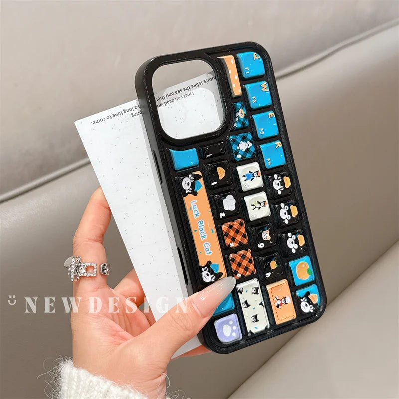 Cartoon Kitty Jelly Bread Phone Case