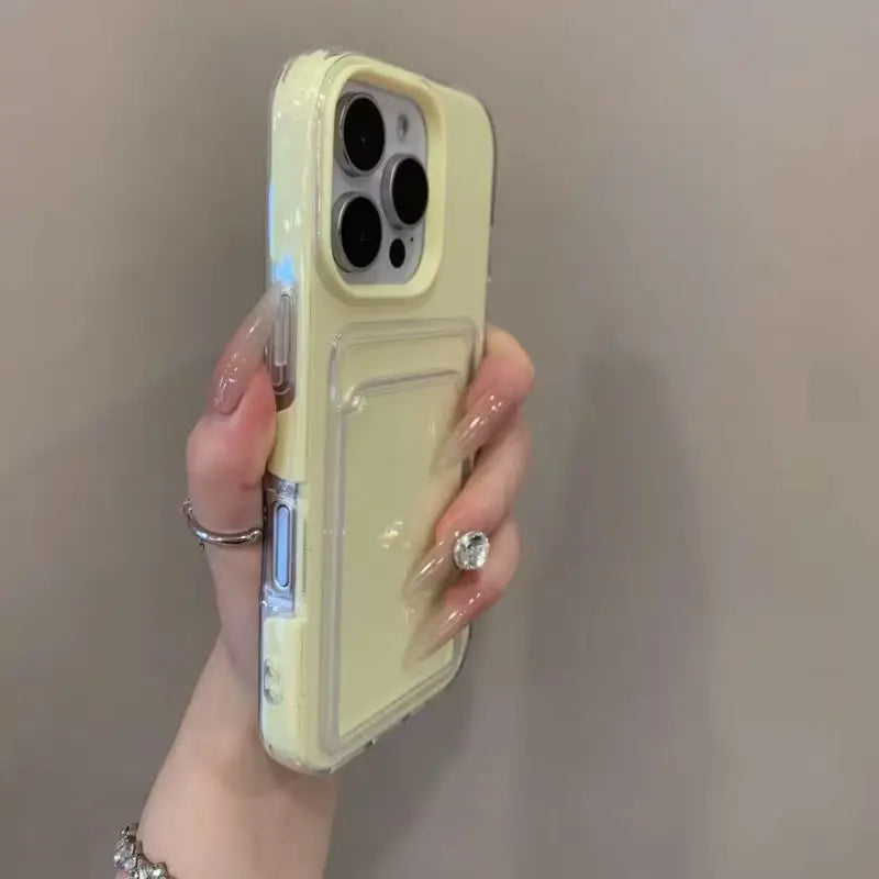 Card Holder Bumper Case For iPhone