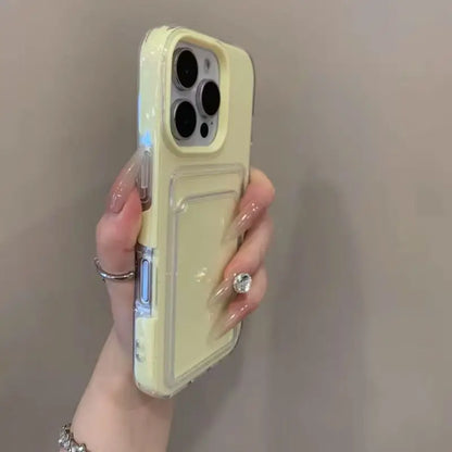 Card Holder Bumper Case For iPhone