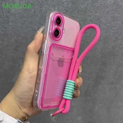 Candy Color Card Pack Case for iPhone
