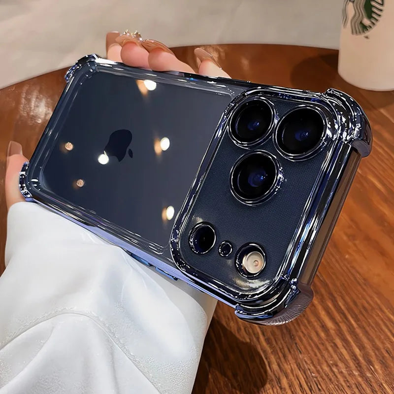 Transparent Electroplated Bumper Phone Case