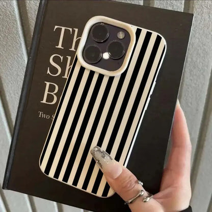 Colorful Striped Minimalist Silicone Case iPhone