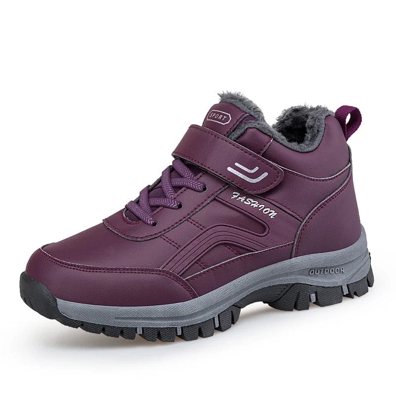WinterSnow™ Unisex Warm Ankle Boots – Waterproof, Non-Slip, Plush Lined Boots for Couples