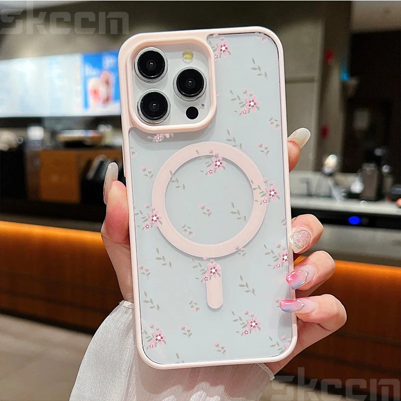 Flower Transparent Phone Case