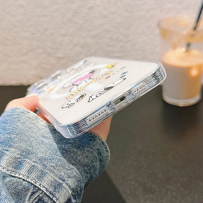 Snoopy Magnetic Transparent Phone Case