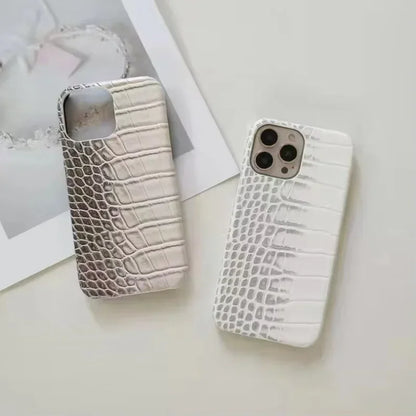 Gradient Crocodile Pattern Phone Case For iPhone