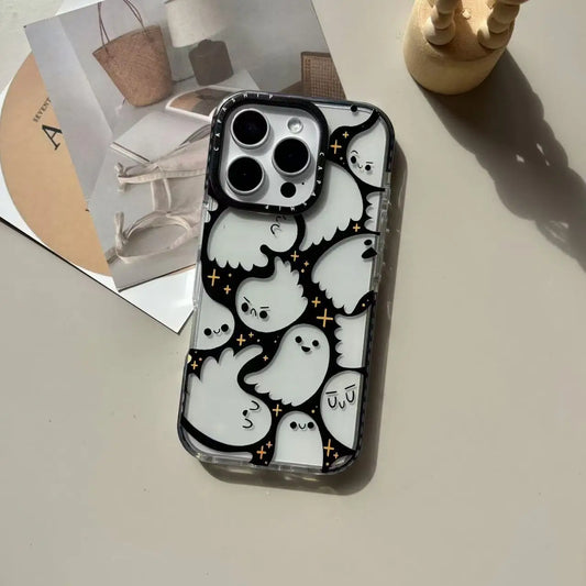 Cute Ghost Transparent Phone Case