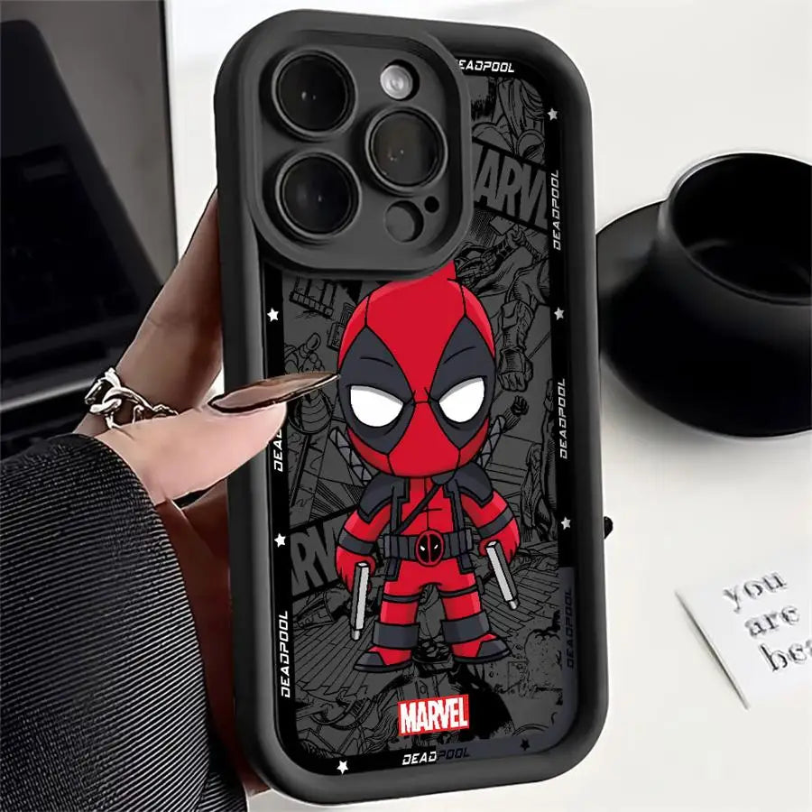 Marvel Deadpool Soft TPU Phone Case For iPhone