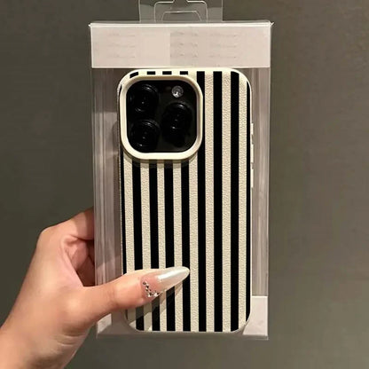 Colorful Striped Minimalist Silicone Case iPhone