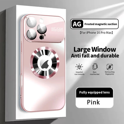 Titanium Metallic Magnetic Matte Case For iPhone