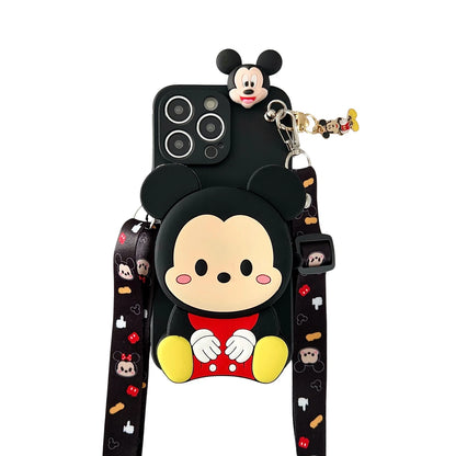 Minnie Mickey Wallet Phone Case for iPhone