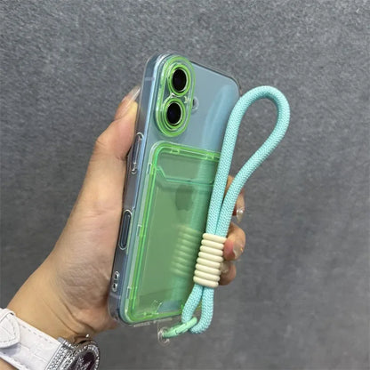 Candy Color Card Pack Case for iPhone