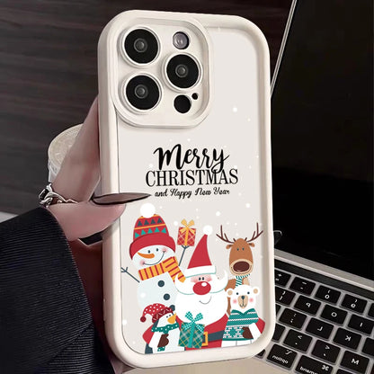 Christmas Pattern Soft Silicone Phone Case