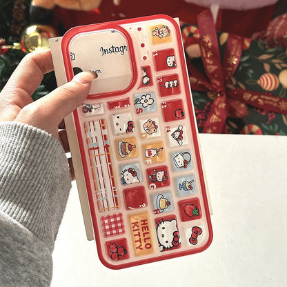 Sanrio Kuromi Hello Kitty Purin Phone Case