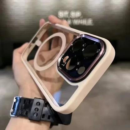 Magnetic Metal Lens Bumper Phone Case