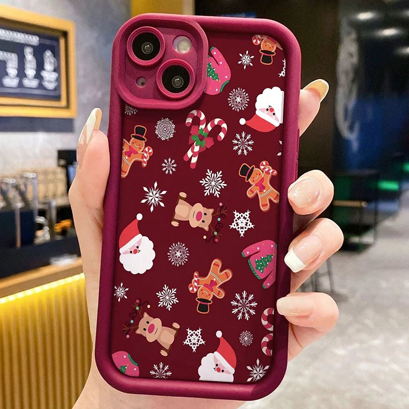 Christmas Tree Soft Phone Case for iPhone
