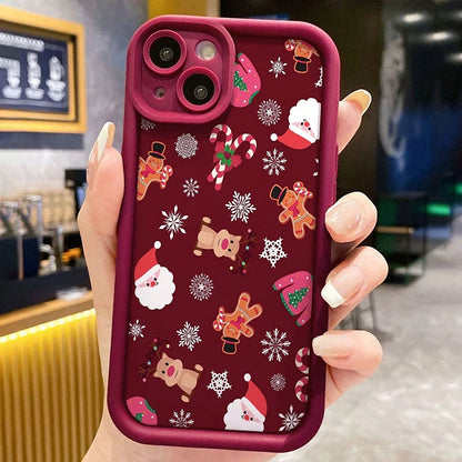 Christmas Tree Soft Phone Case for iPhone