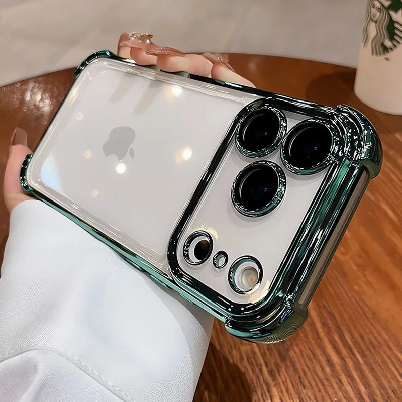 Transparent Electroplated Bumper Phone Case