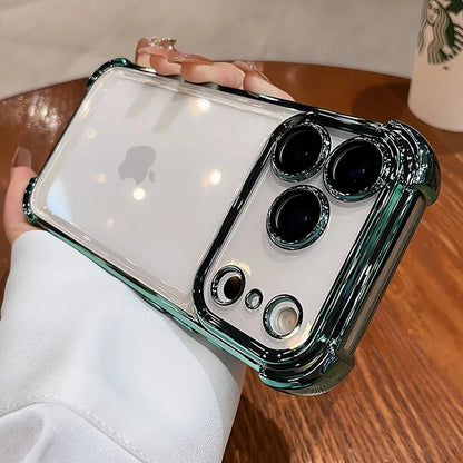 Transparent Electroplated Bumper Phone Case