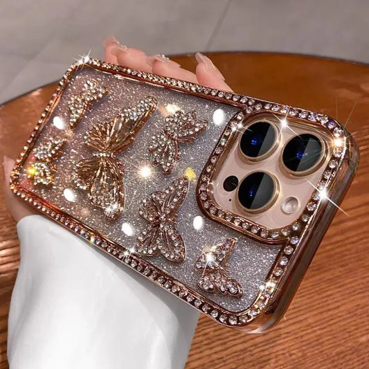 Butterfly Glitter Phone Case