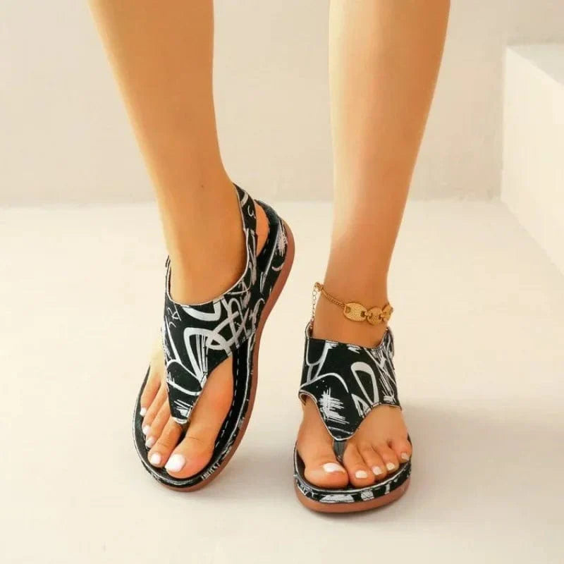FloraComfort™ Women's Orthopedic Wedge Sandals