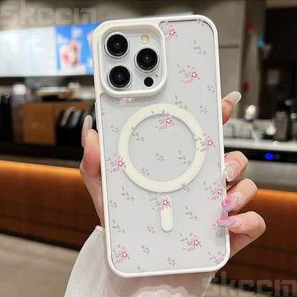 Flower Transparent Phone Case