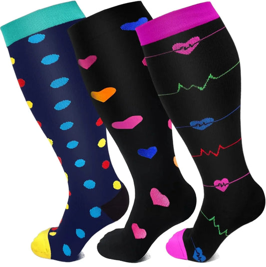 XPressFit™: Compression Socks for Plus Size (One Pair)