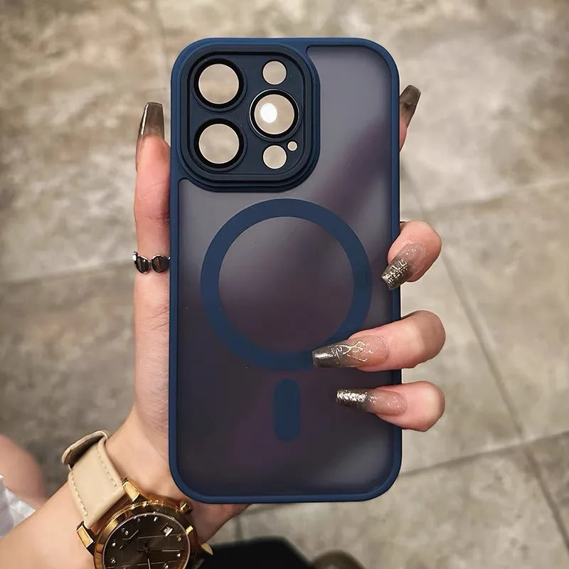 Shockproof Magnetic Armor Case For iPhone