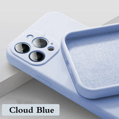 Solid Color Silicone Phone Case