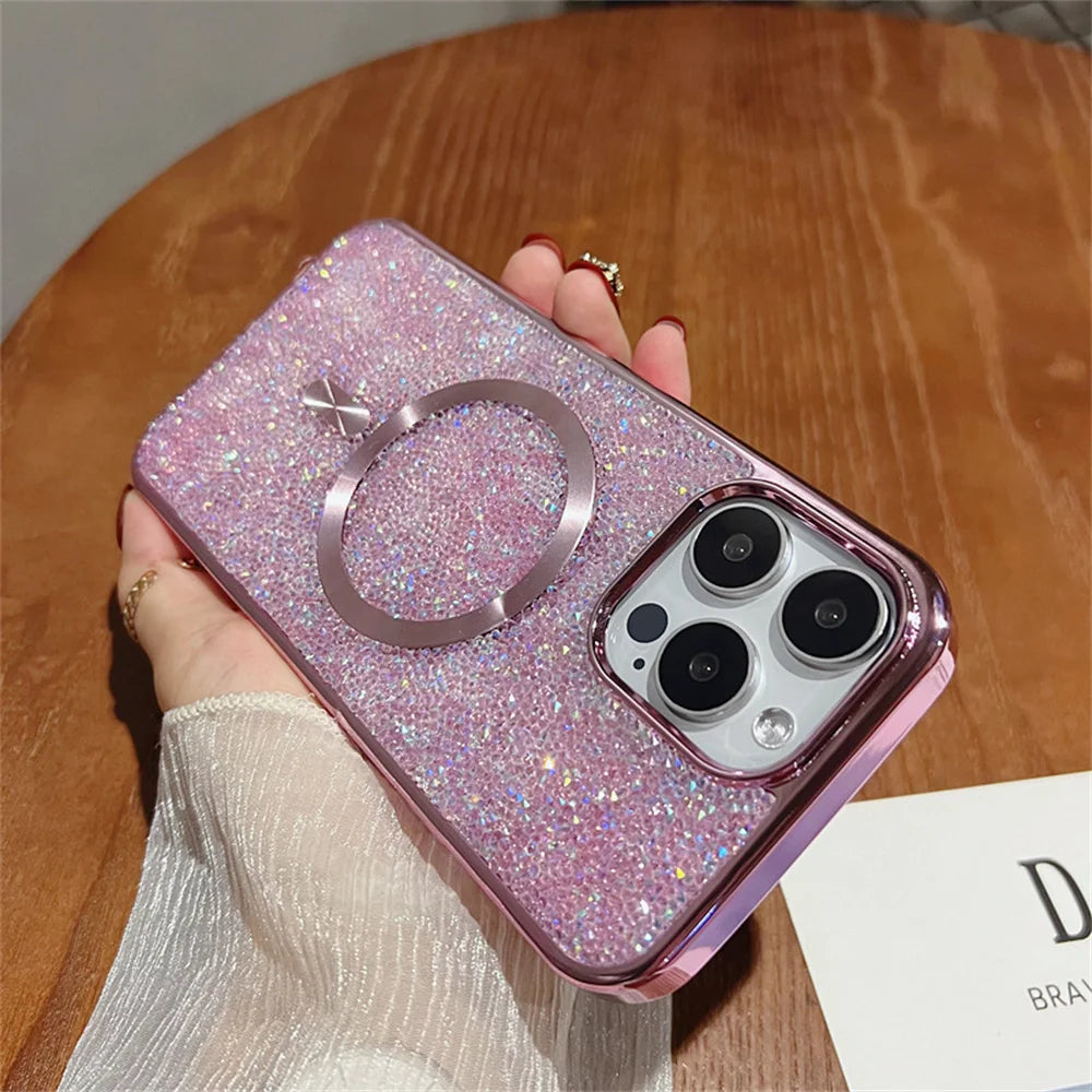 Magnetic Glitter Sequin Phone Case