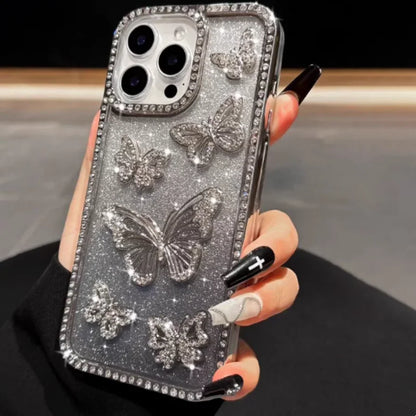 Butterfly Glitter Phone Case